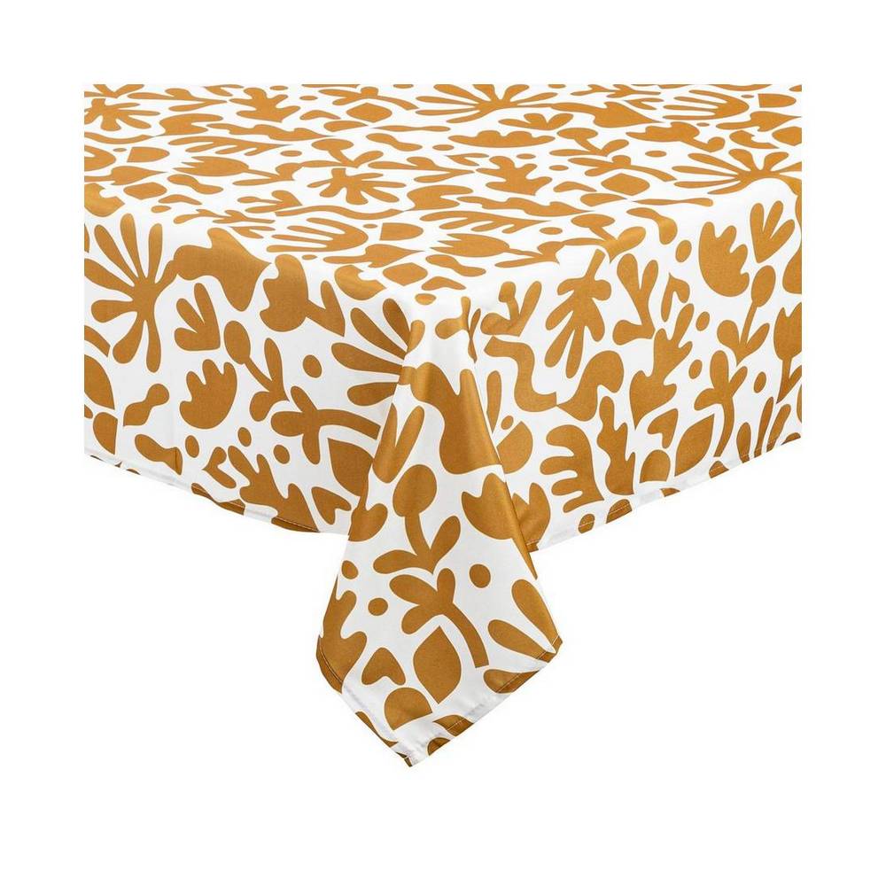 Mantel de poliéster de 240 x 140 cm jolan canela