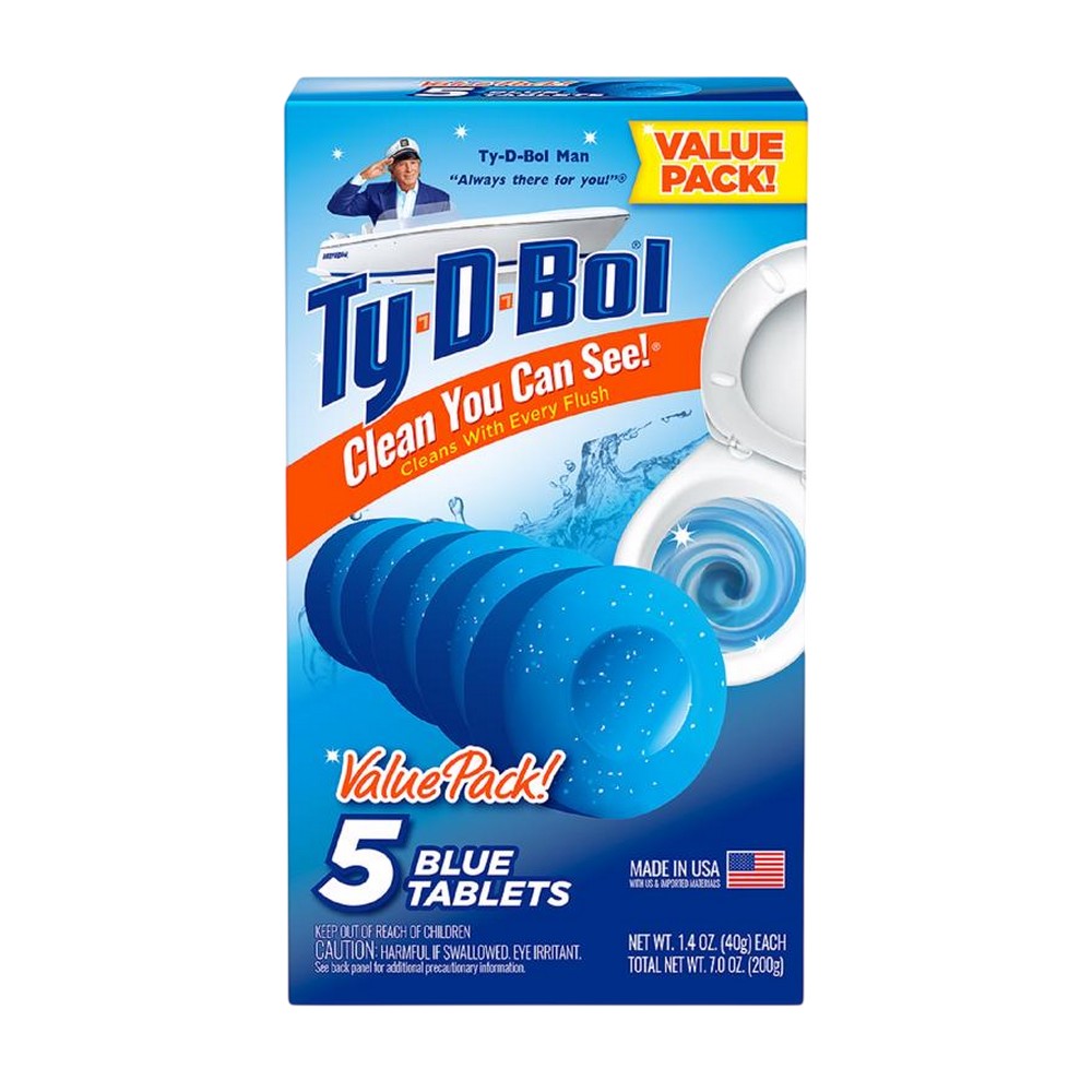 Limpiador para baño en tableta 200 g 5 piezas