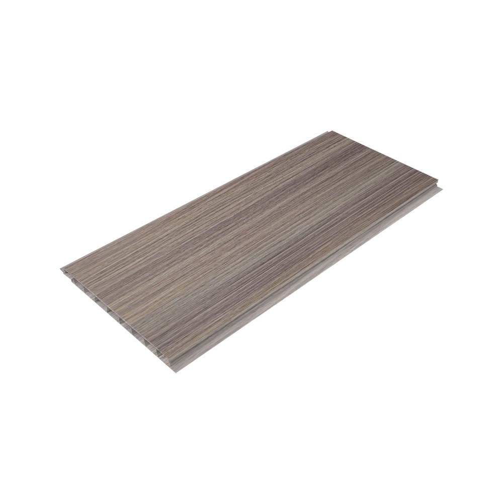 Loseta para cielo falso pvc laminado noce natural 5.95x0.25 m