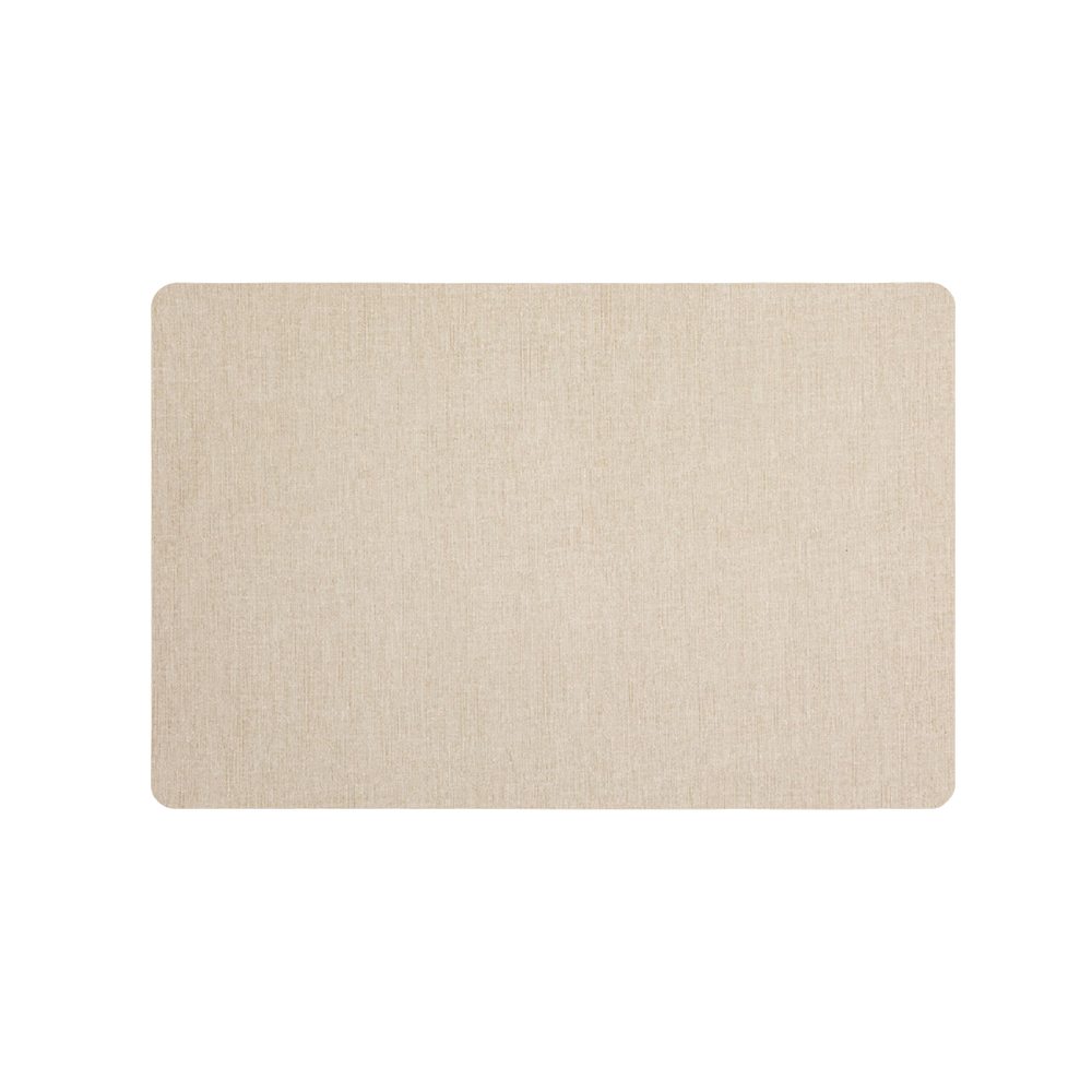 Individual de tela beige lino 45 x 30 cm