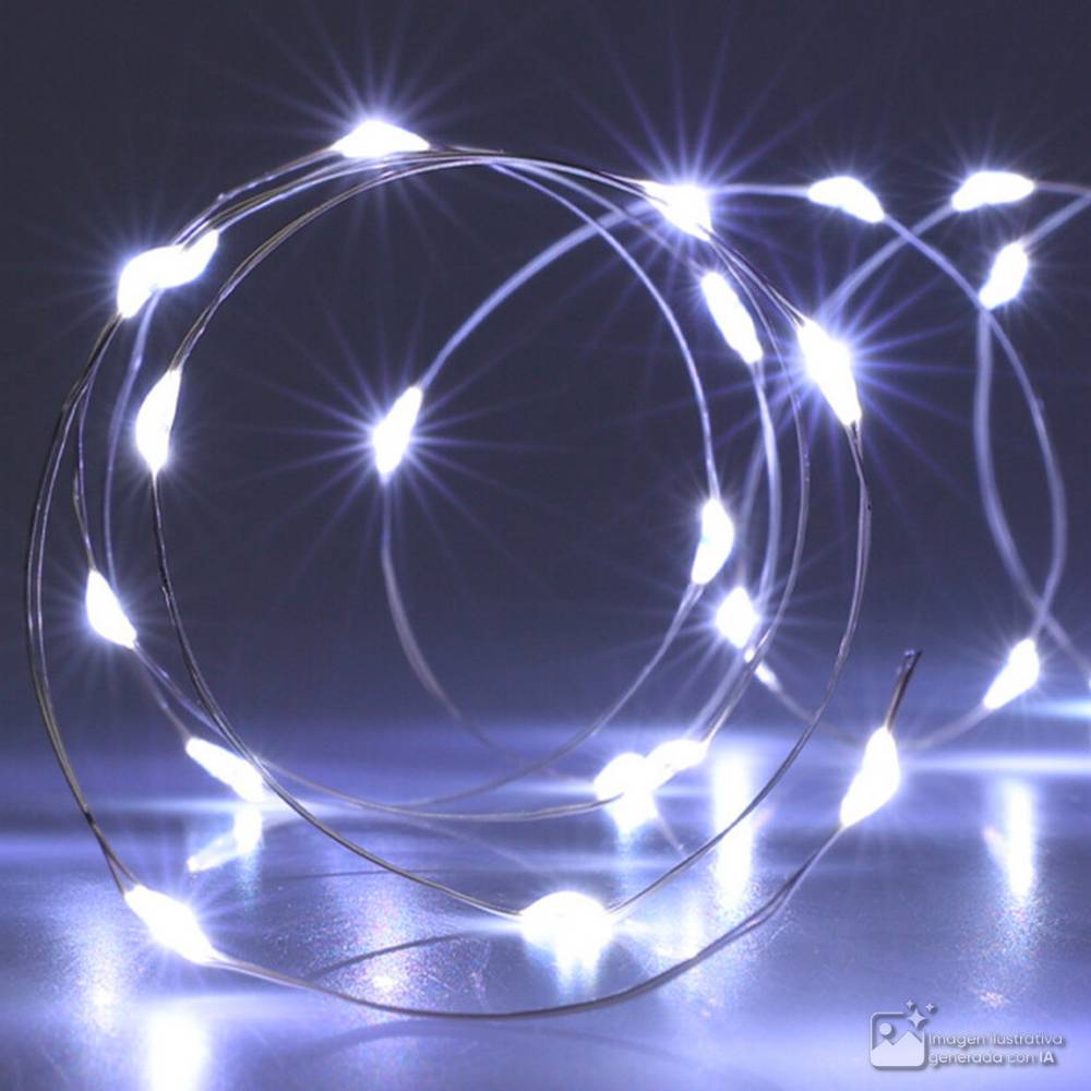 Luces navideñas led 40 blancas