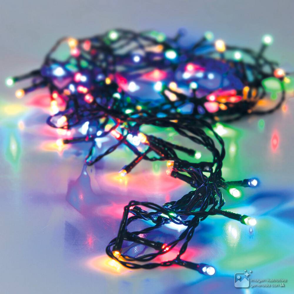 Luces navideñas led para exterior 192 multicolor
