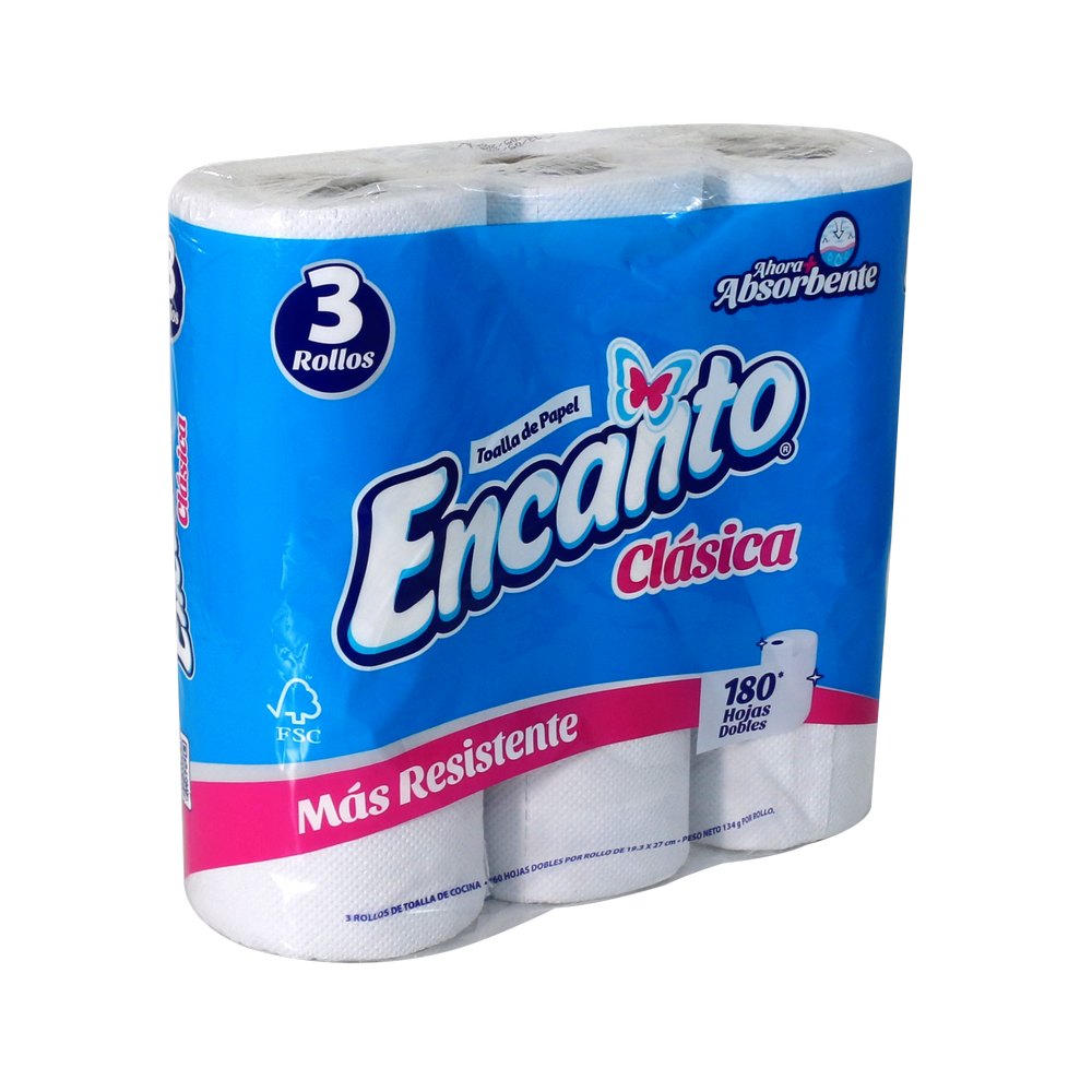 Papel toalla carmessi clasica 60 hd s/3
