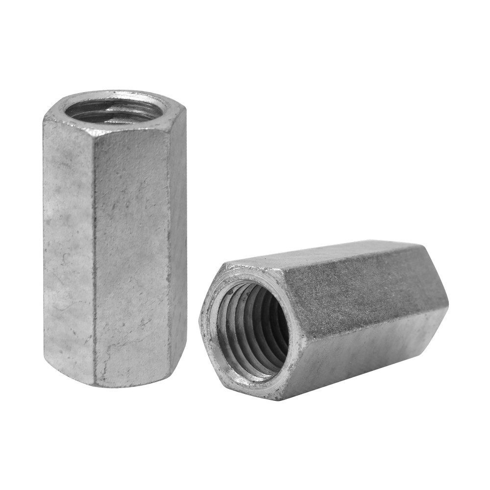 Tuerca de empalme de acero zinc 3-8 16