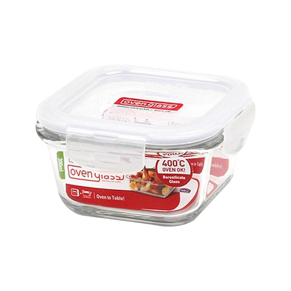 Depósito de vidrio para comida 300 ml euro glass