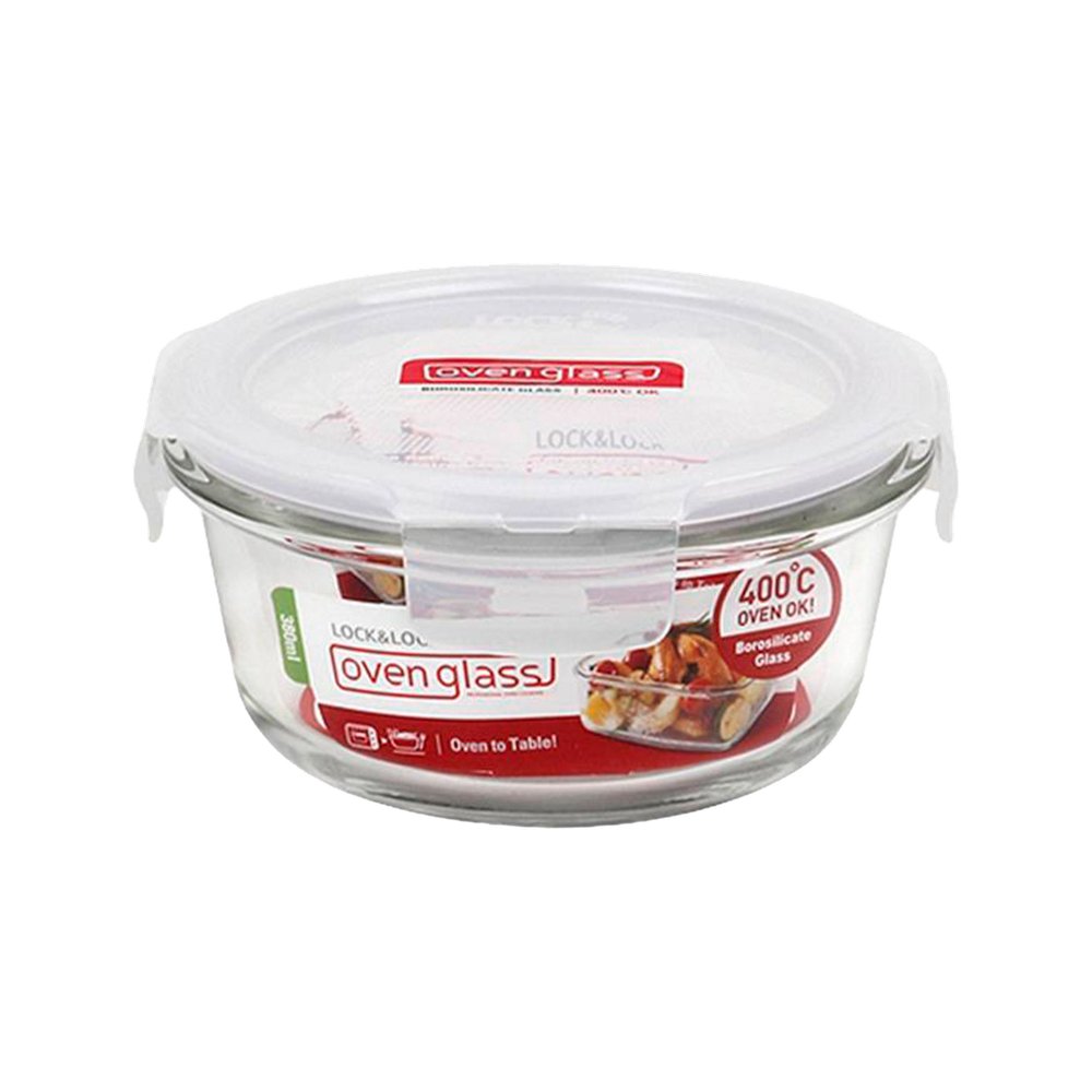 Depósito de vidrio para comida 380 ml euro glass