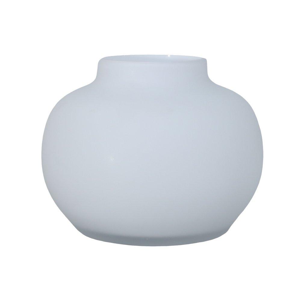 Jarrón de cerámica 10x18 cm blanco