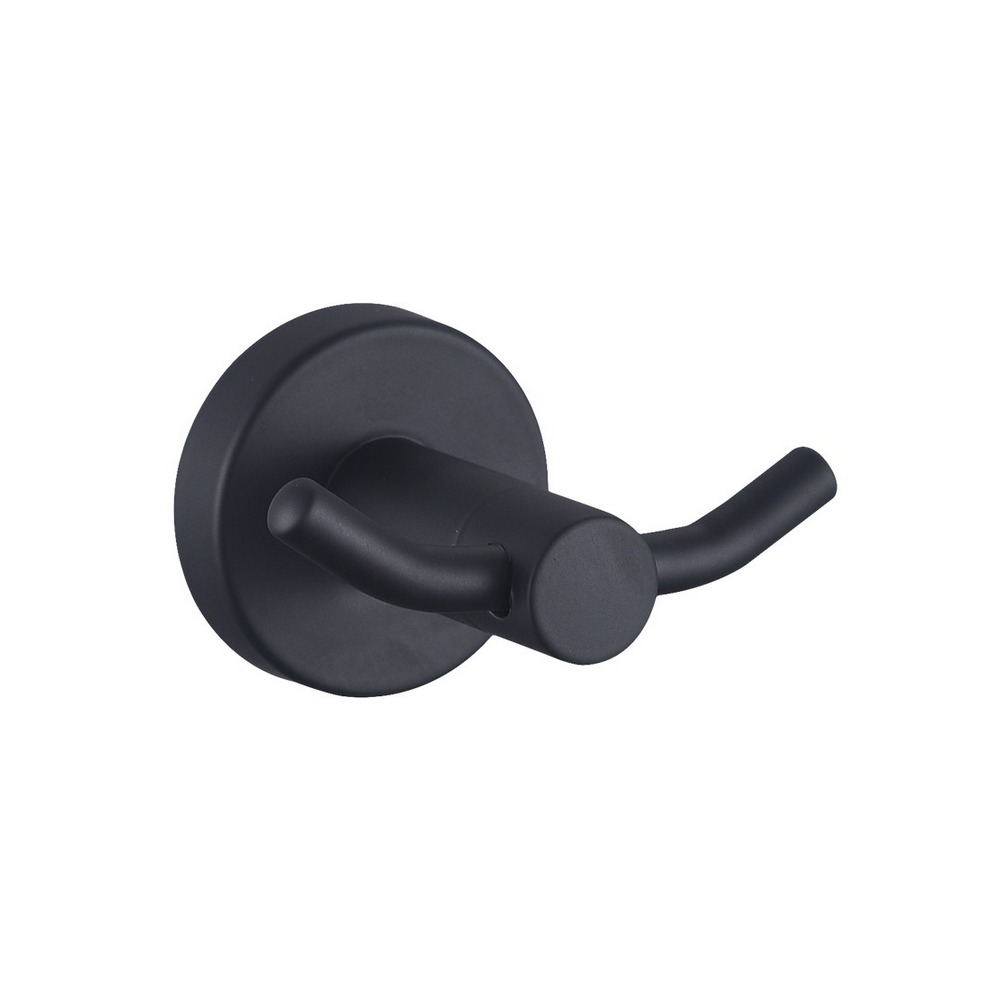 Percha doble negra