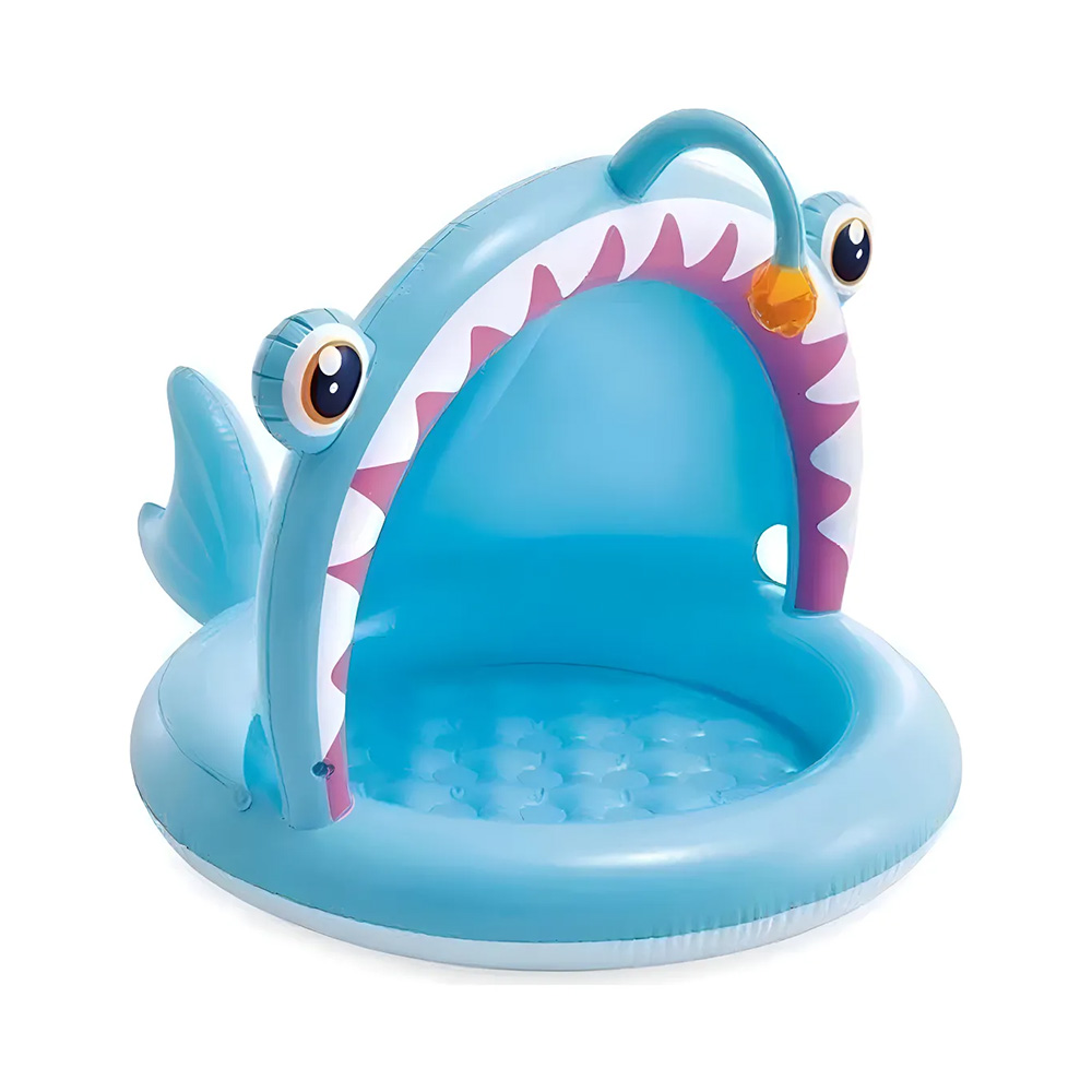Piscina inflable para niños angler fish 1.27 m x1.02 m x 86 cm