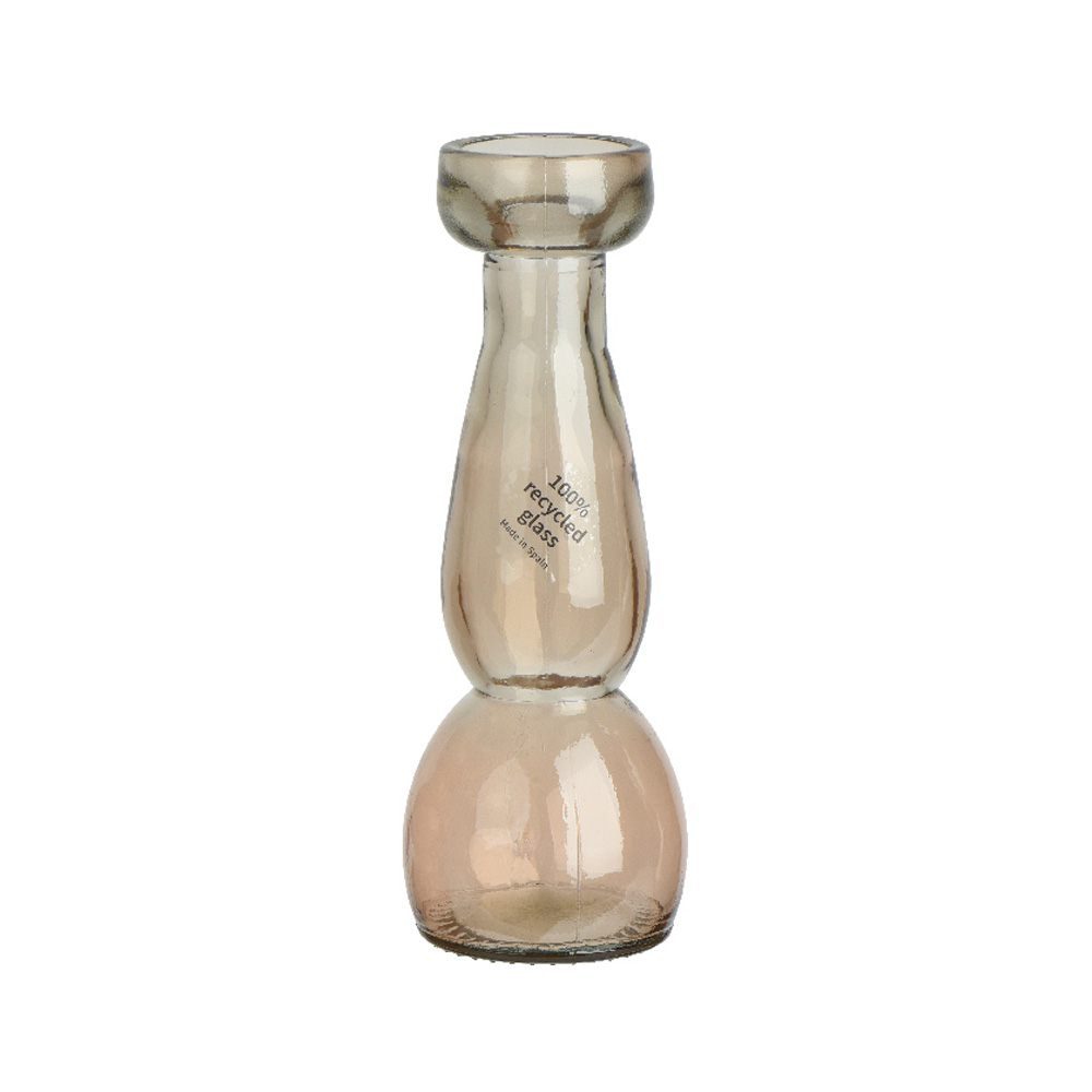Candelabro de vidrio 6.5x20 cm surtido