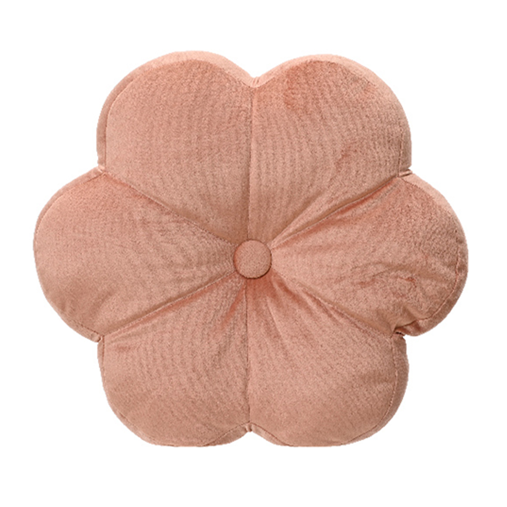 Cojin decorativo de poliéster en forma de flor 38 cm surtido