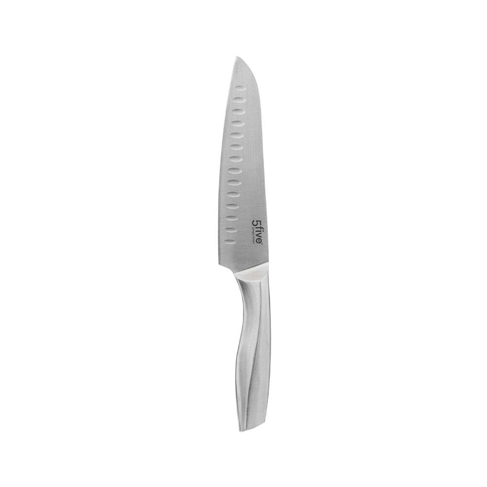 Cuchillo para cocina de acero inoxidable 31.6 cm plateado