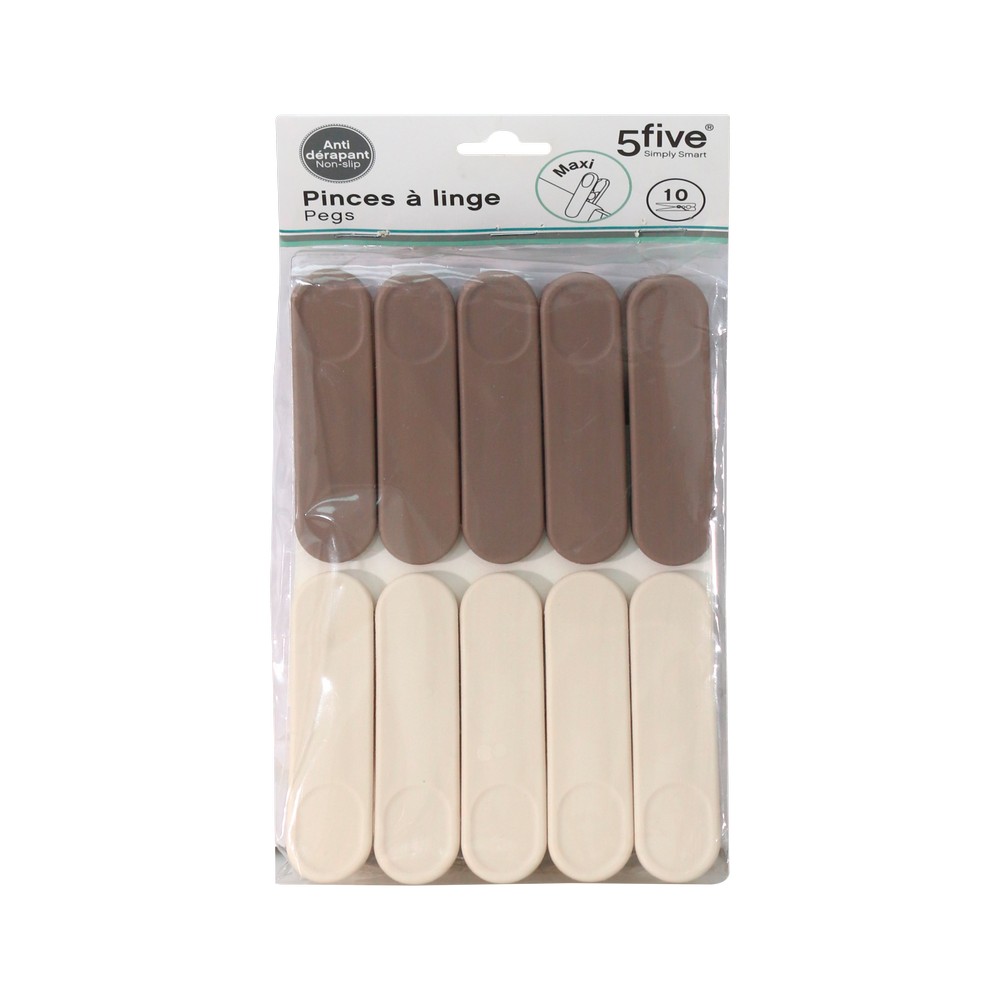 Clip plásticos para ropa 8 cm - 10 piezas surtido