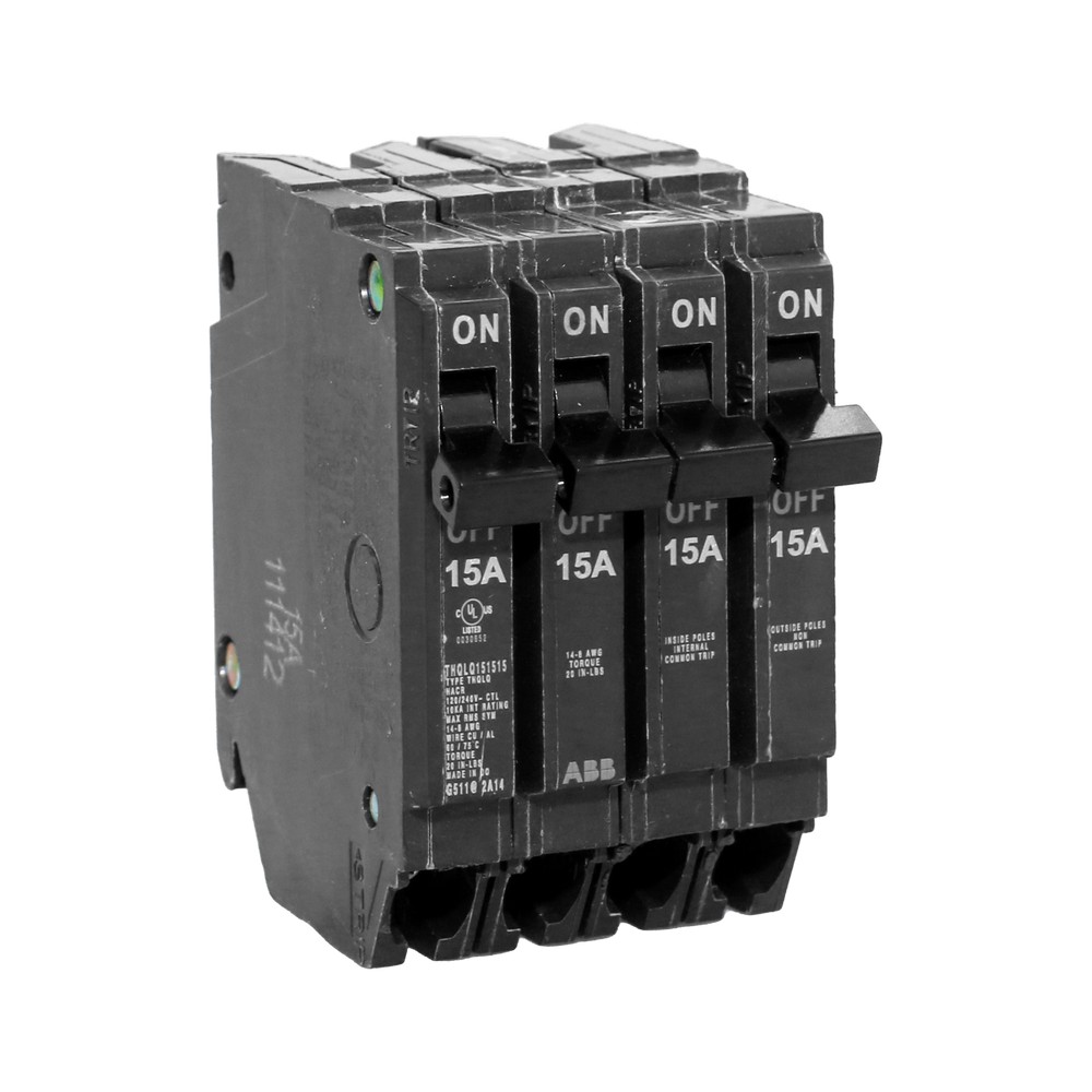 Dado termico quad 15a-1p/15a-2p/15a-1p