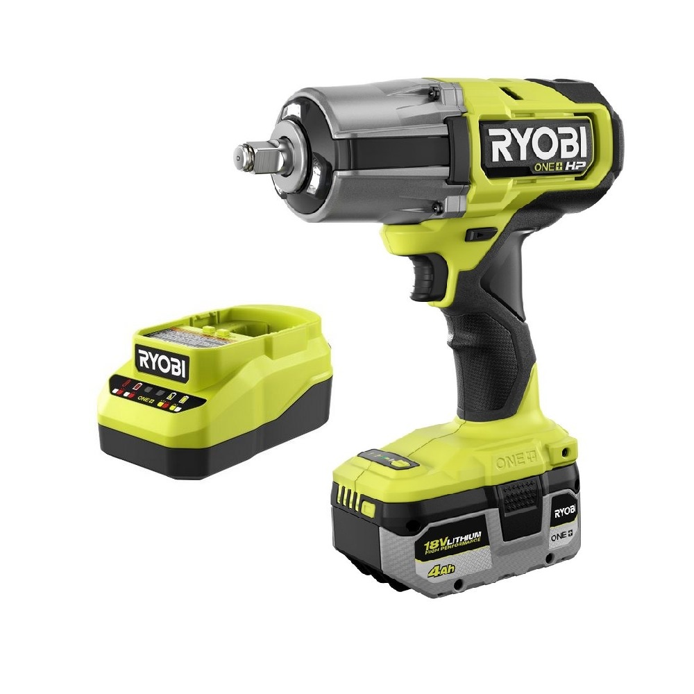 Llave de impacto inalambrica 12.7 mm (1/2 pulgada) 18v one+ hp - 4.0 ah