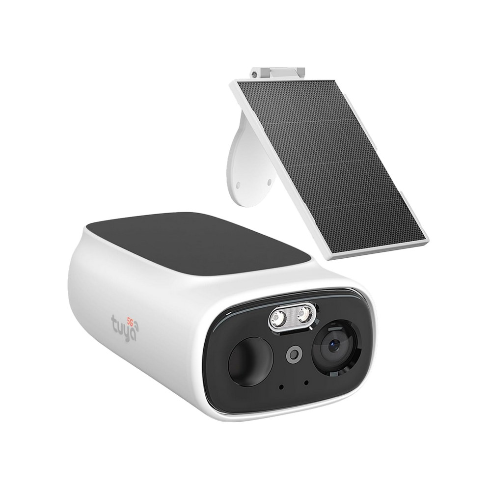 Camara de vigilancia recargable de exterior wifi con panel solar 3mp