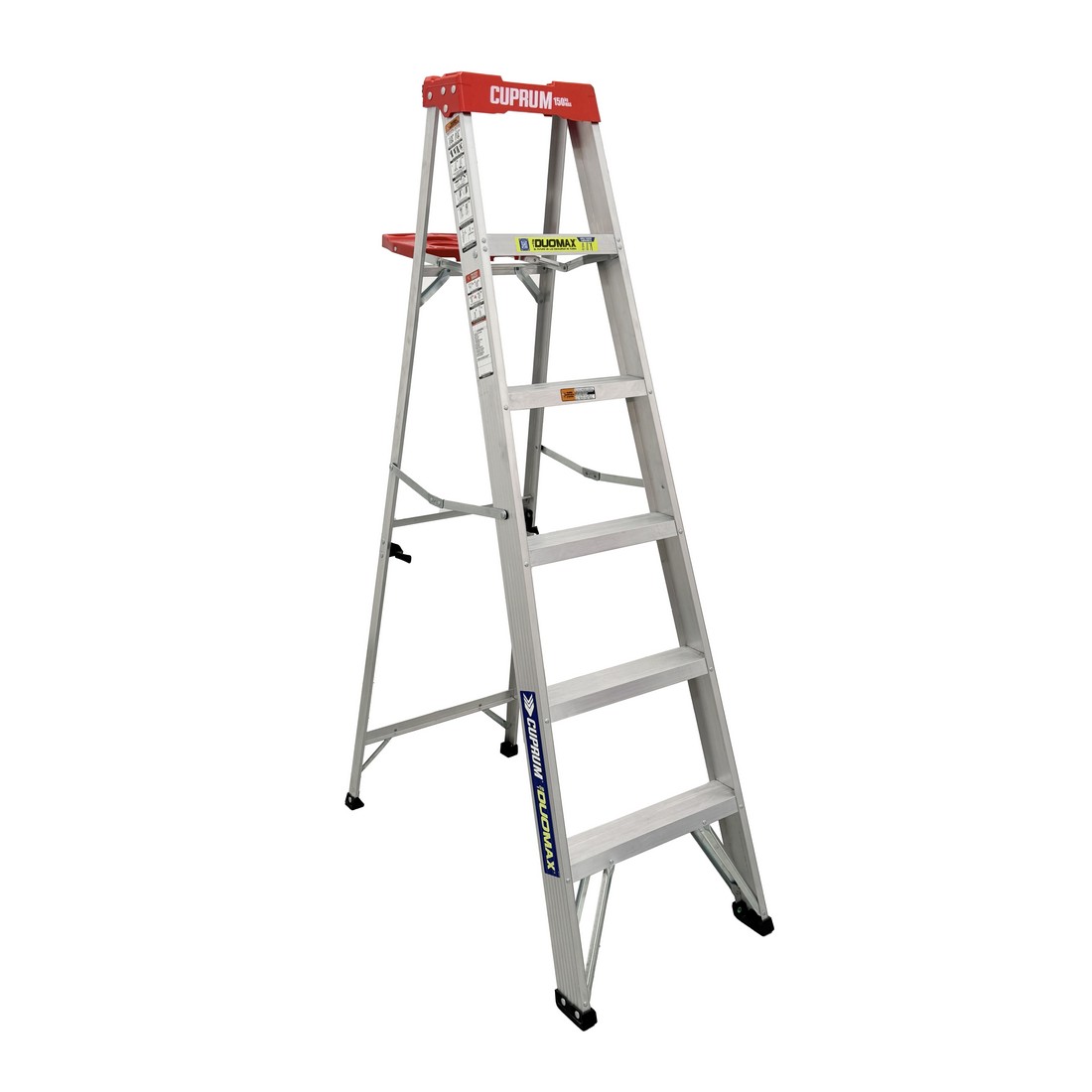 Escalera de aluminio de 2 bandas 1.82 m tipo iii (150 kg)