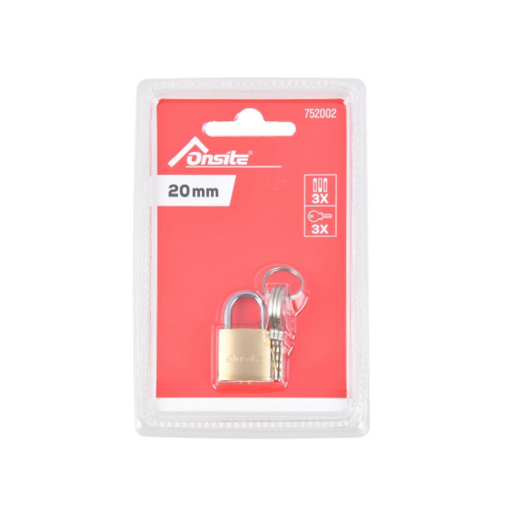 Candado laton 20 mm