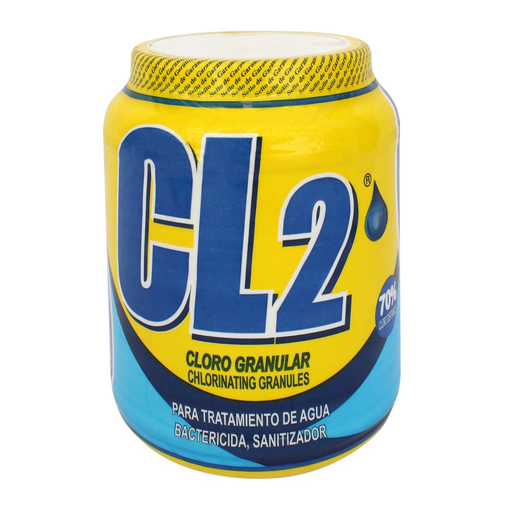 Cloro 70% granulado de 0.90 kg (2 libras)