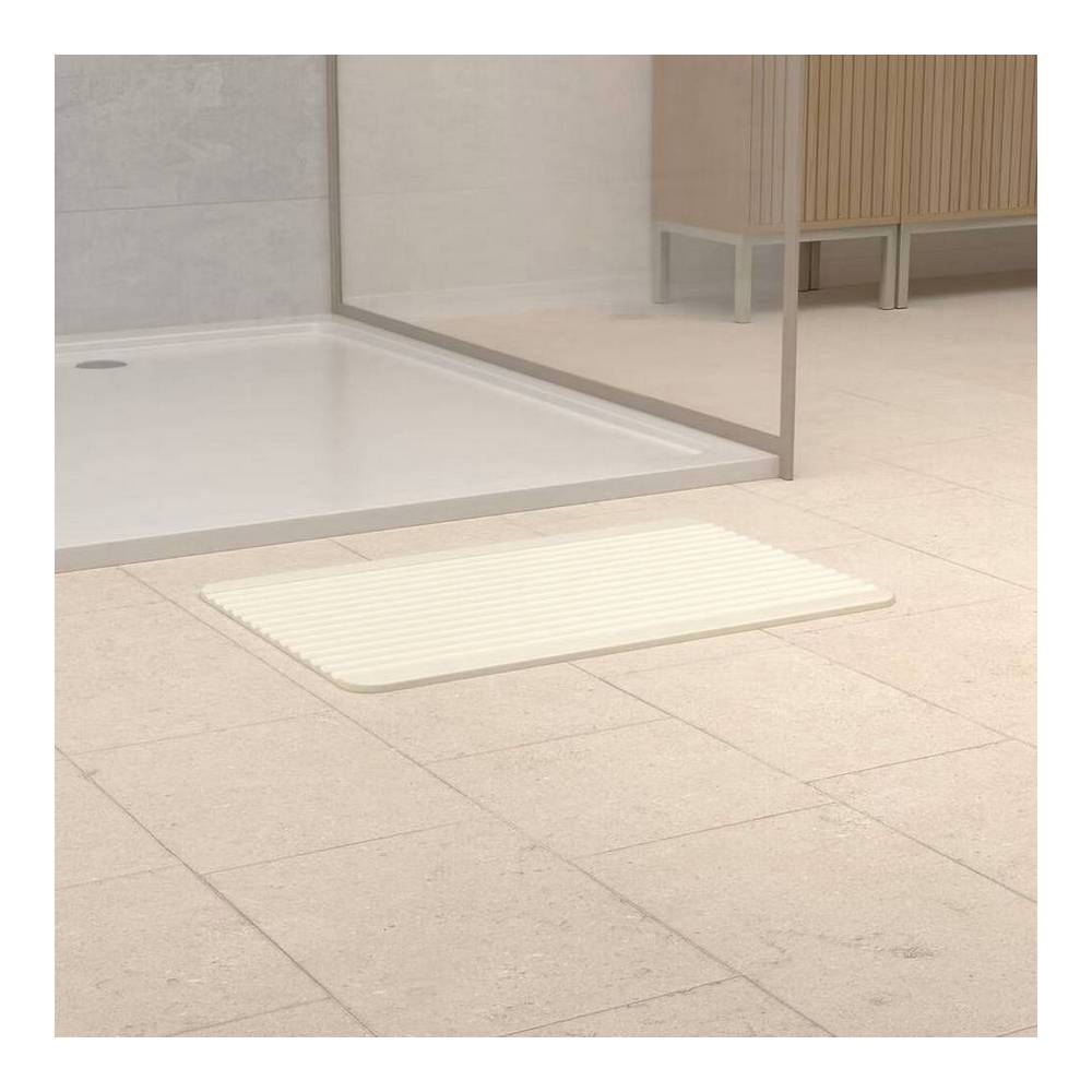Alfombra para baño diatomita 60x39x0.9cm beige