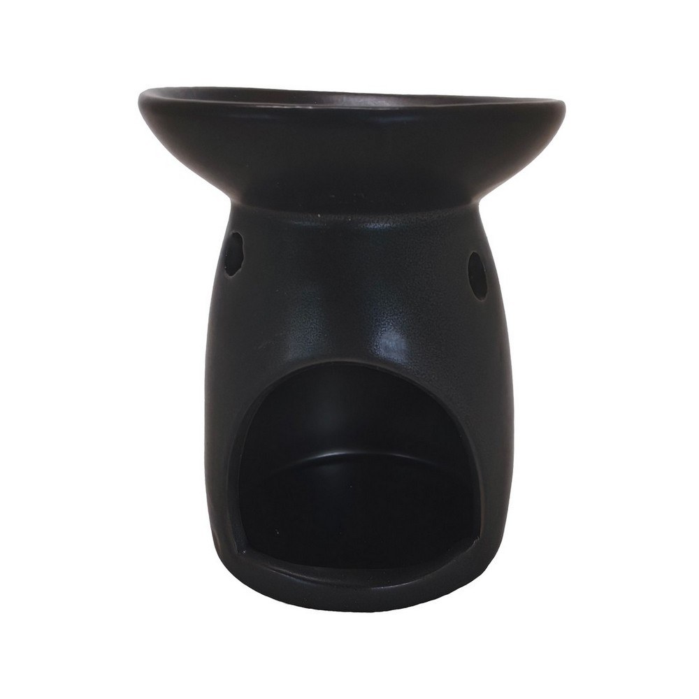 Quemador de aceite aromatico 8x8x9.5cm negro f0366-2