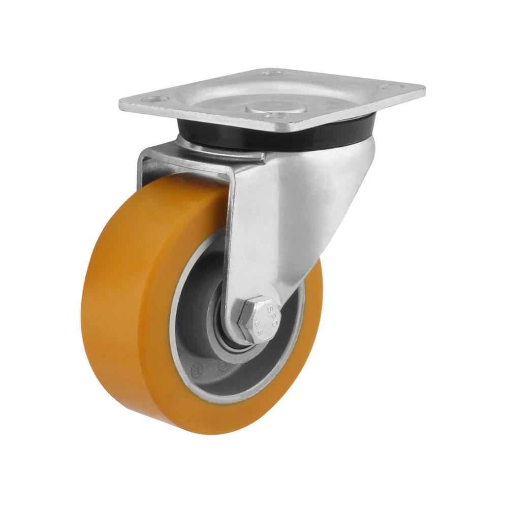 Rodo giratorio 100 mm rueda de poliuretano 250 kg