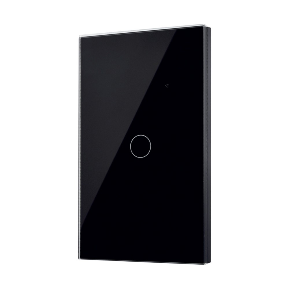 Interruptor sencillo smart wfi negro 2.4ghz