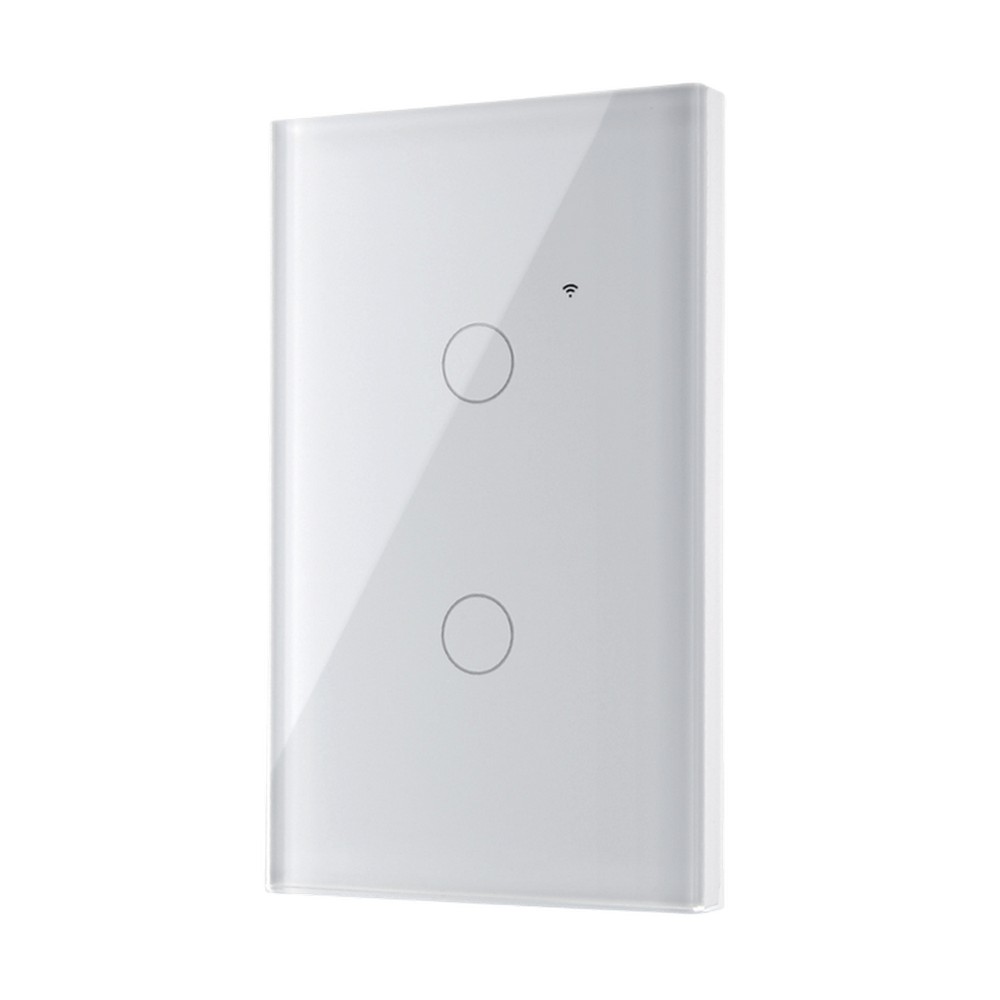 Interrutpor doble smart wifi blanco 2.4ghz