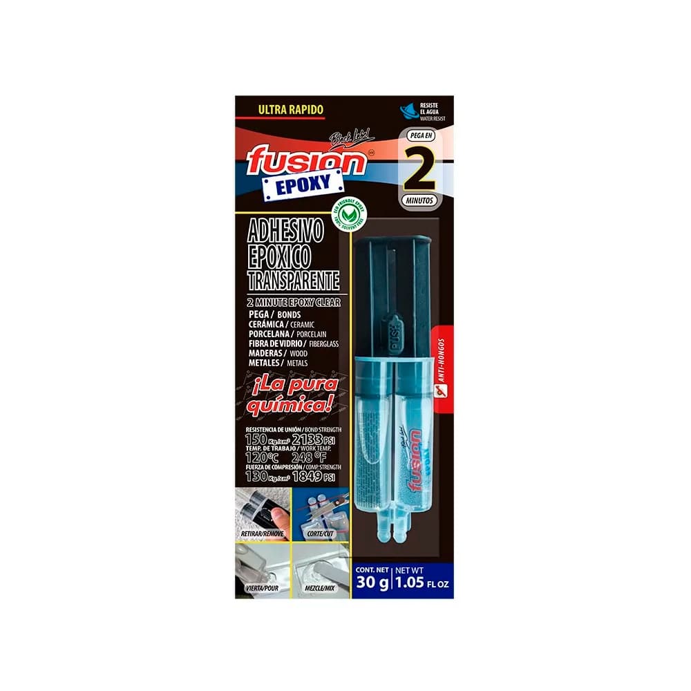 Pegamento epoxico uso general transparente 30 g (1.05 oz)