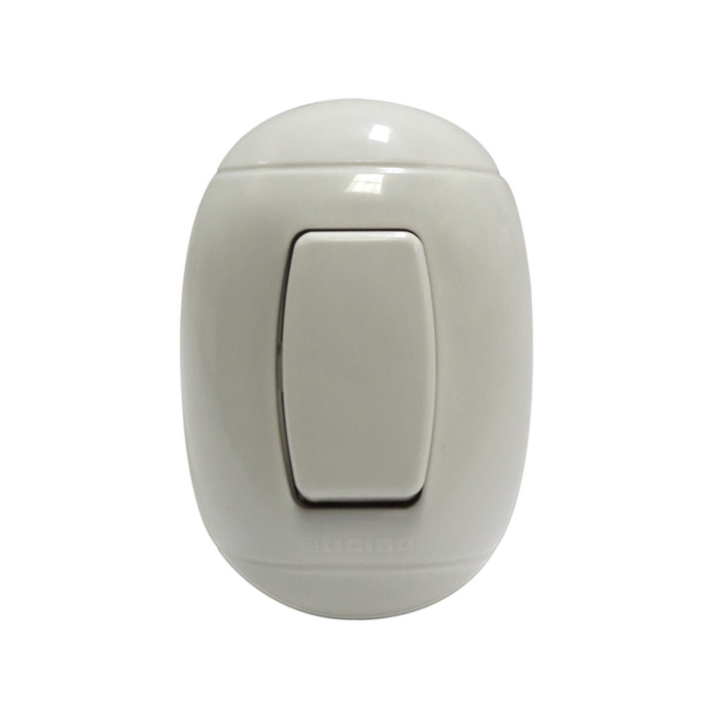 Interruptor superficial oval 10a - 125vac