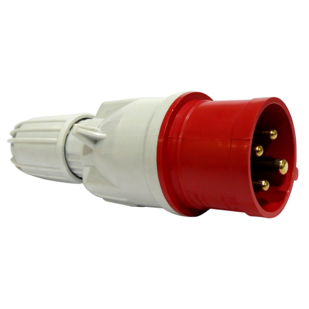Toma para extension macho 3polos +tierra 16a 415vac