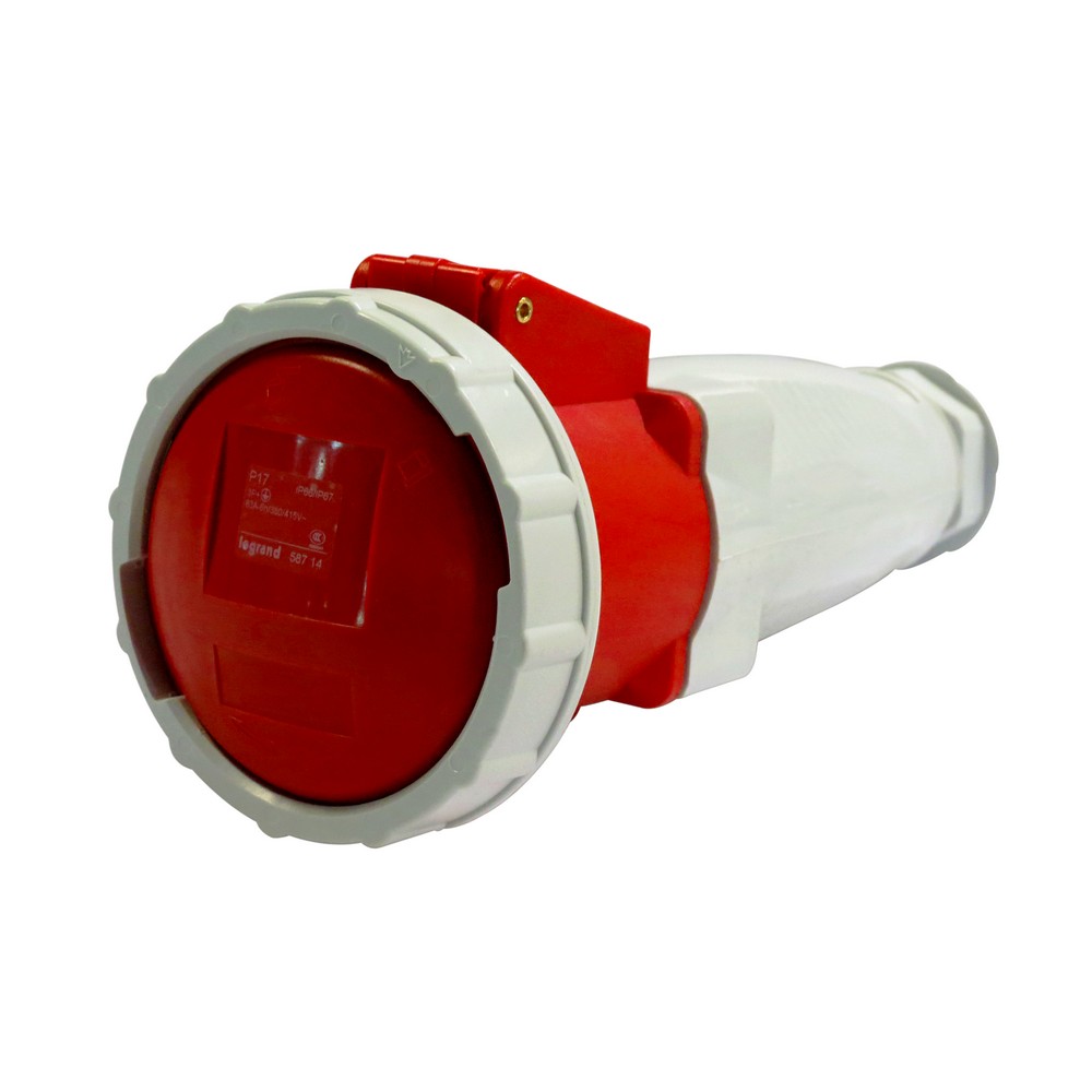 Toma para extension hembra 3polos +tierra 63a 415vac