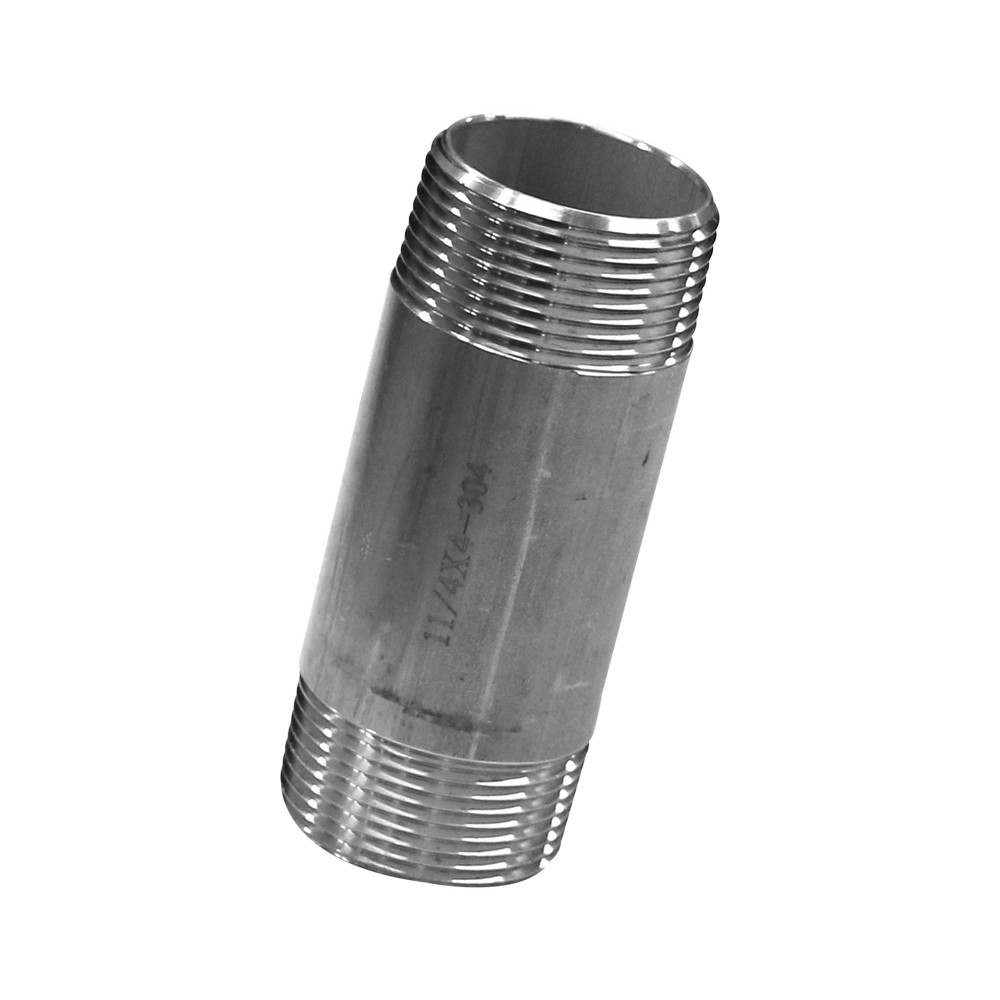 Niple acero inoxidable 1.1/4x4 pulg