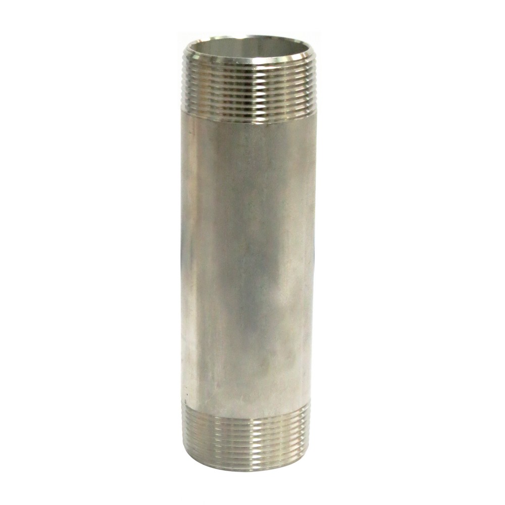 Niple acero inoxidable 1.1/2x6 pulg