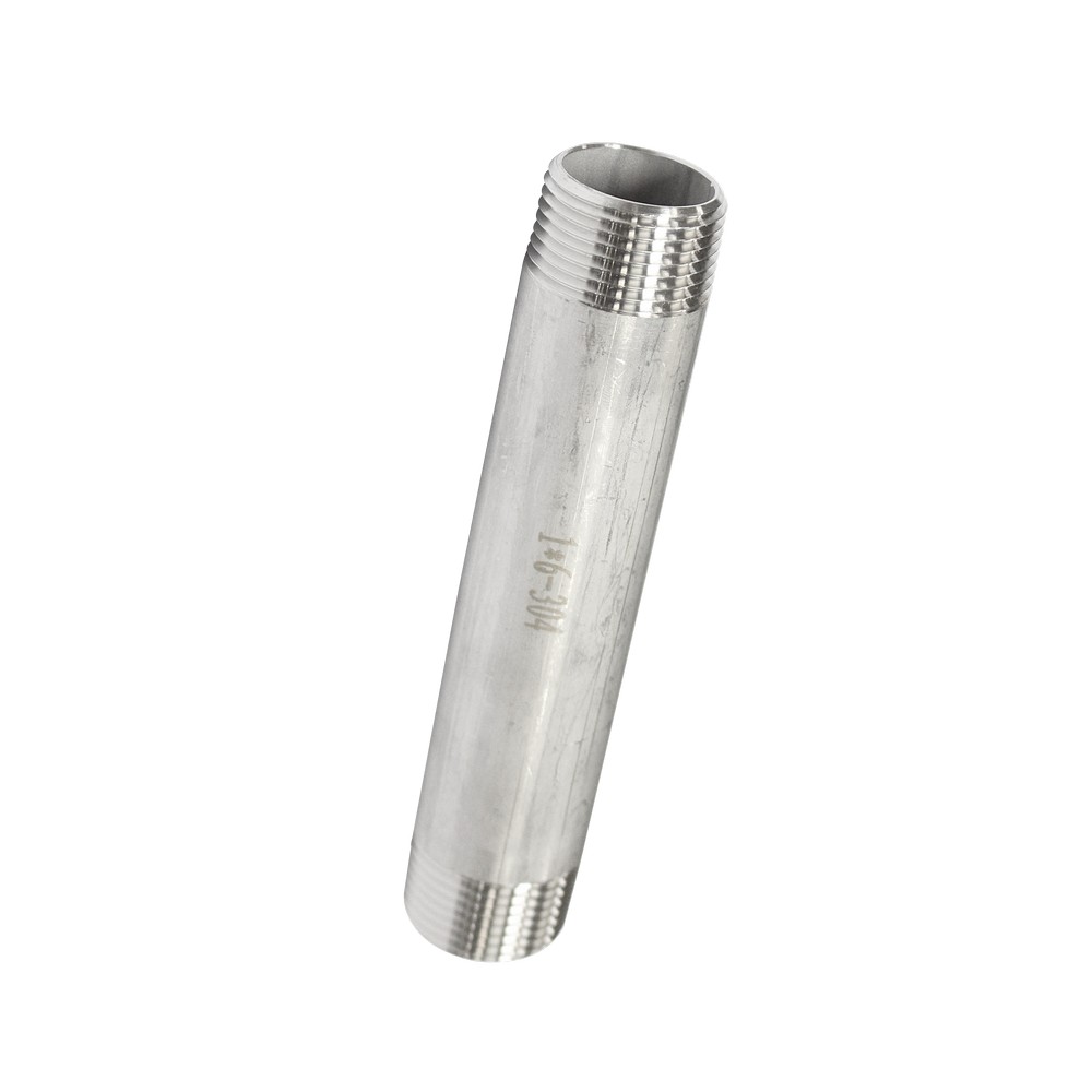 Niple acero inoxidable 1x6 pulg