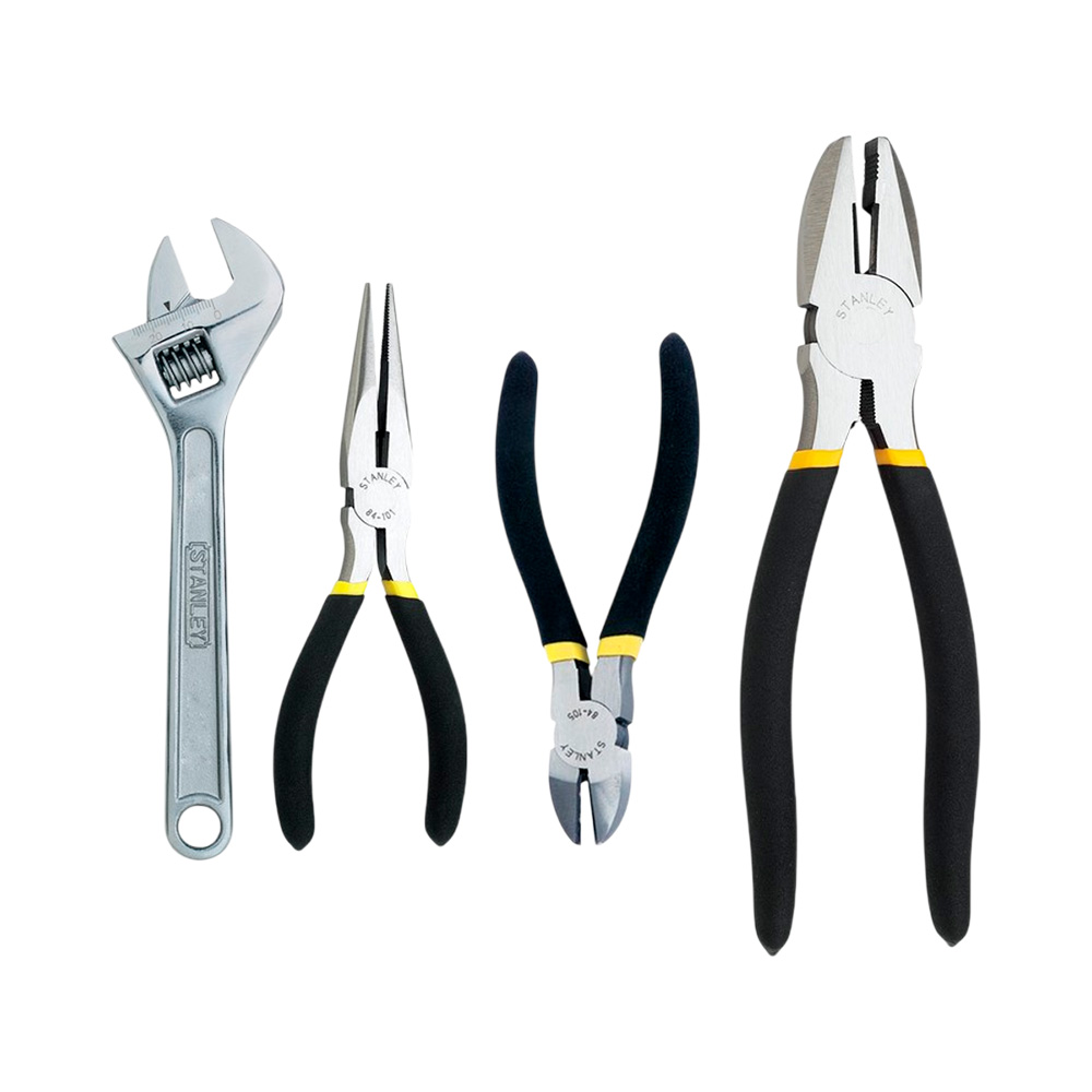 Juego de tenazas con llave ajustable 4 unidades