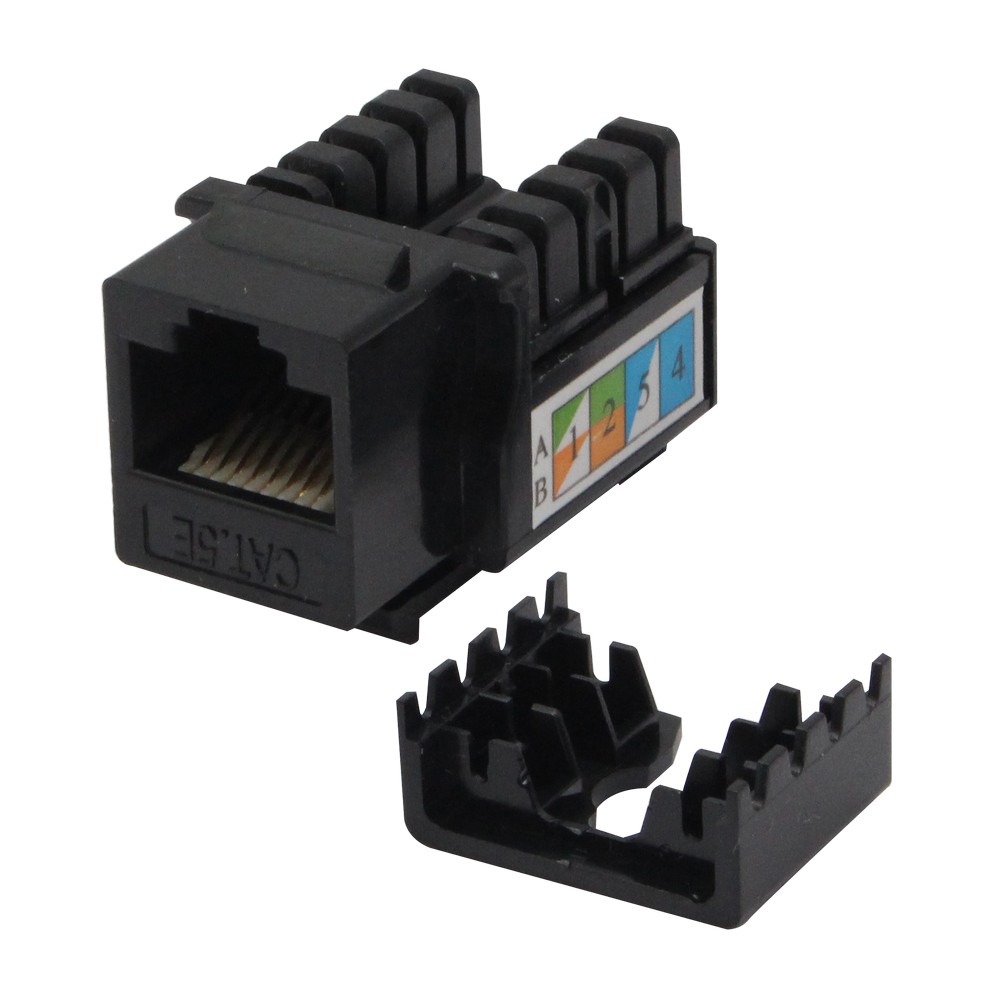 Toma rj45 hembra tipo dado cat5e