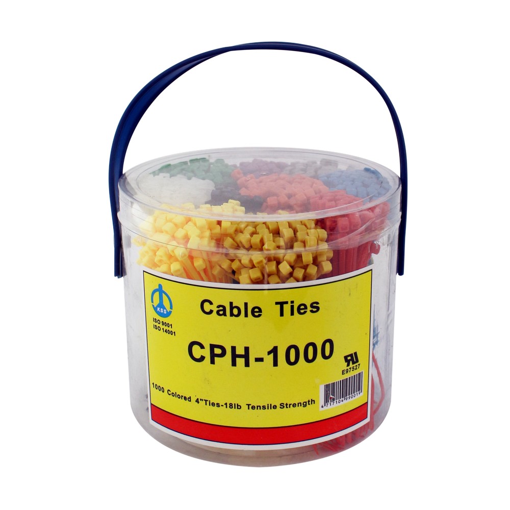 Cincho plastico 4 pulg (10.16 cm) set de 1000 pzas