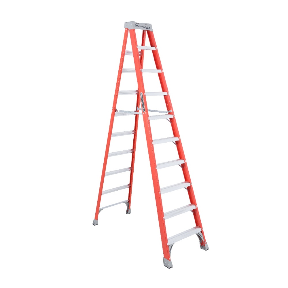 Escalera fibra de vidrio 2 bandas tipo ia 10 pies (3.05 m)