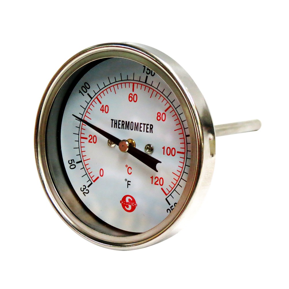 Termómetro 4 pulg de 0-120 grados c