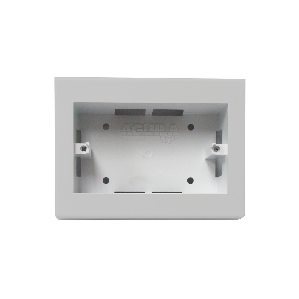 Caja rectangular para canaleta