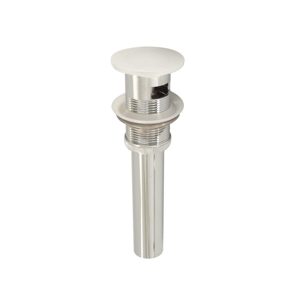 Desague metálico de pushar para lavamano 3.2x20.3 cm