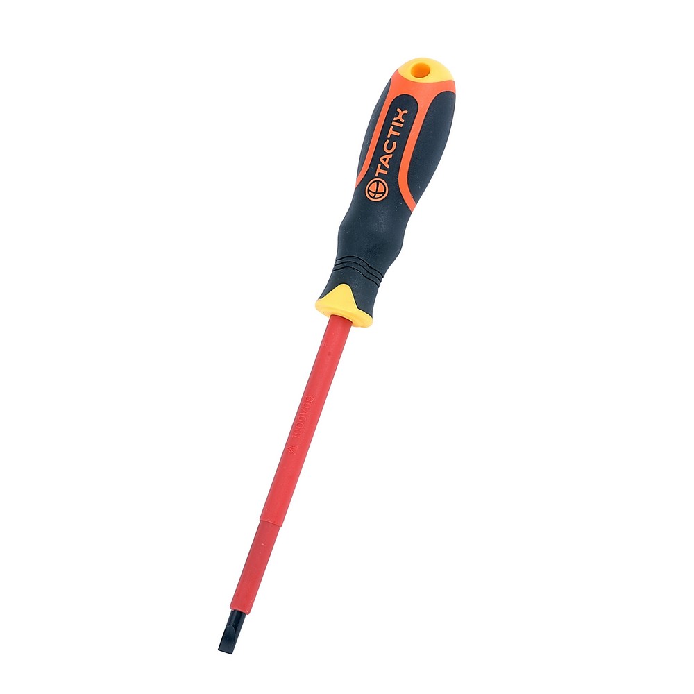 Destornillador plano aislado 3/16 x 5 pulg