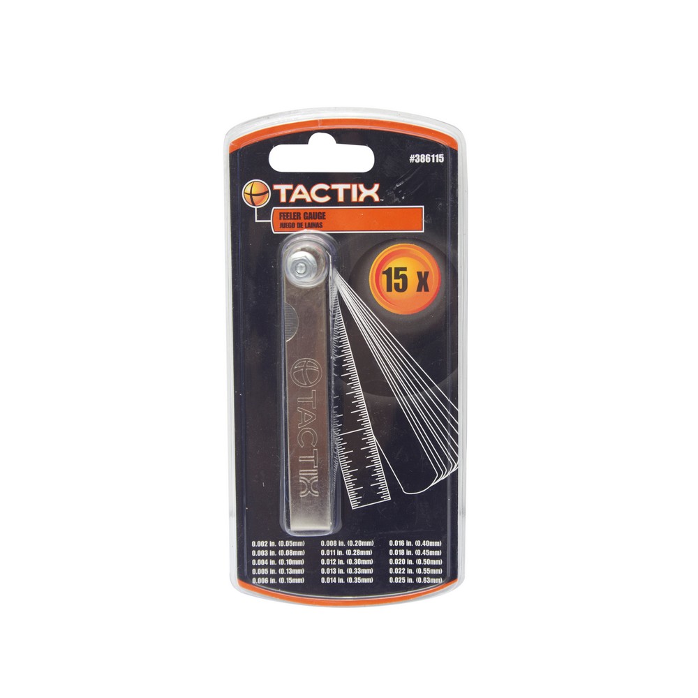 Calibrador de espesor 0.05-0.63mm 15 hojas