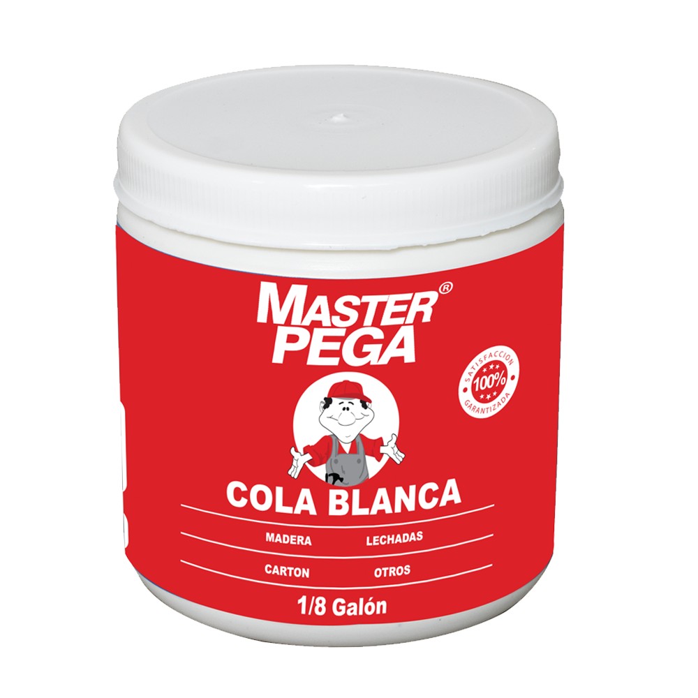 Pegamento cola blanca master pega 0.473 l (gal)