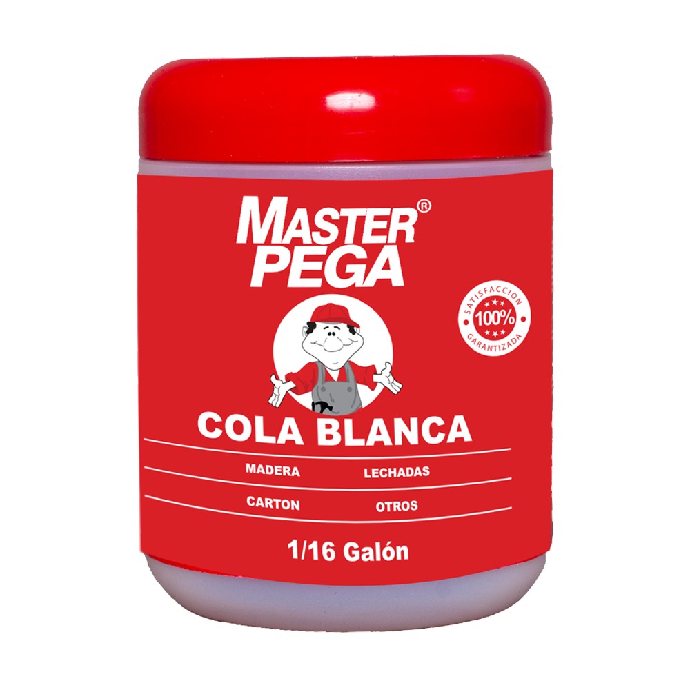 Pegamento cola blanca master pega 0.236 l (gal)