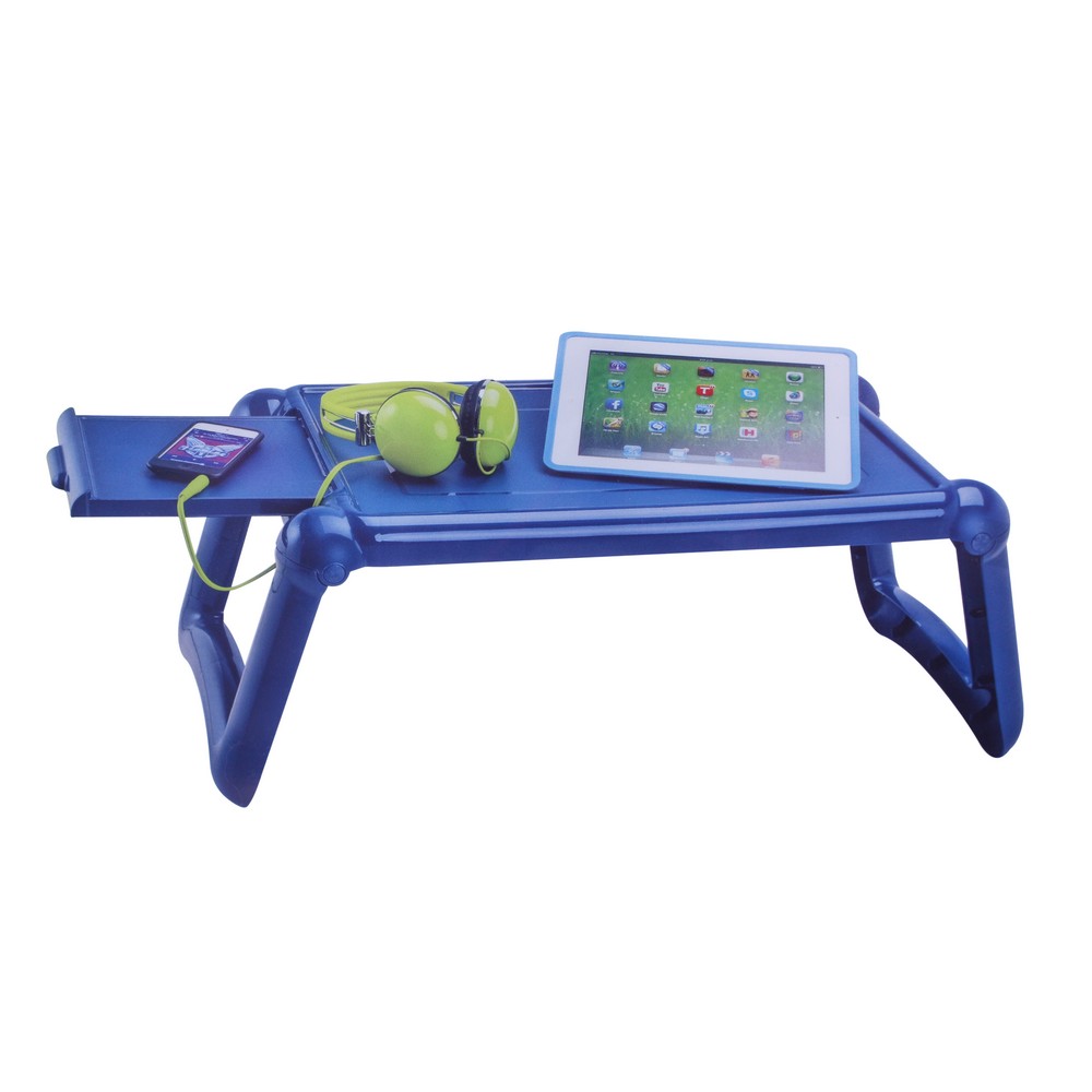 Mesa plástica plegable portátil para laptop 34.5 x 67 x 27 cm