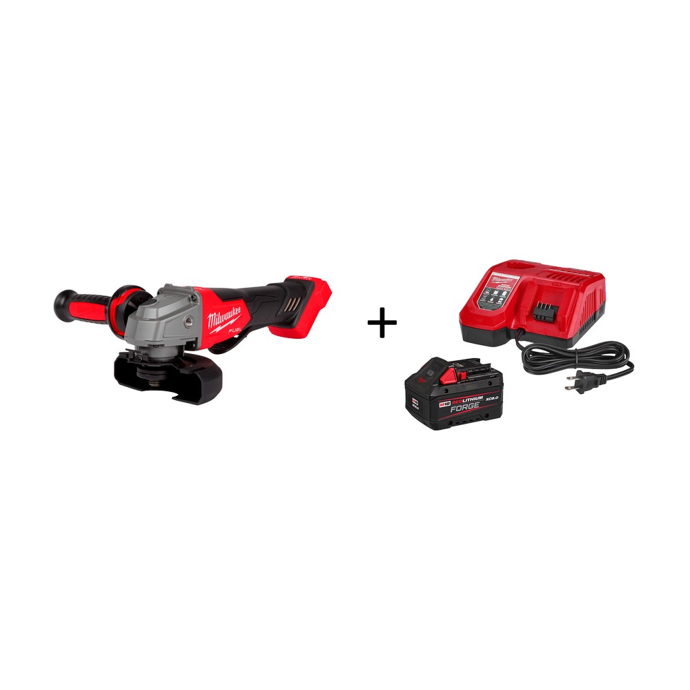 Kit - cargador con bateria 8ah 18v + esmeril angular 4.1/2" gratis