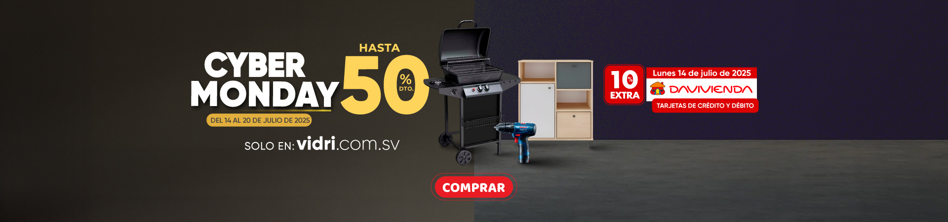 Cyber Monday + Davivienda